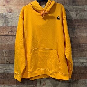 Reebok Delta Logo Hoodie orange glow men's 3XL NWT